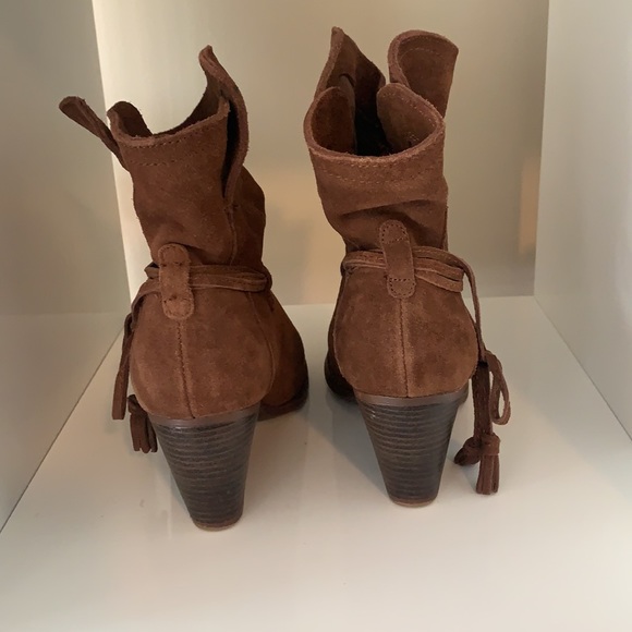 Bakers Brown Suede Boots. - Picture 3 of 7
